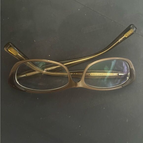 Marc Jacob’s glasses prescription brown & gold frames unisex - Picture 2 of 8
